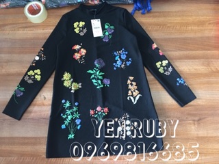 Váy in hoa zara dư xịn