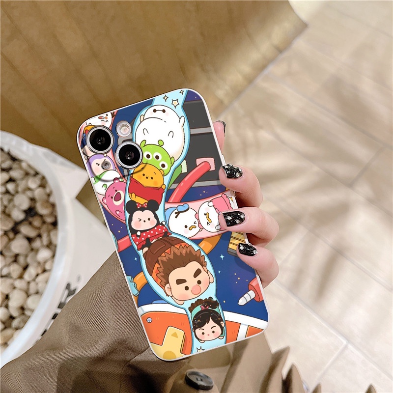 Ốp iphone cạnh vuông Cầu trượt nhân vật hoạt hình cho ip 6/8/7/plus/x/xr/xsmax/12 pro max/11pro max/13 pro max-nt044