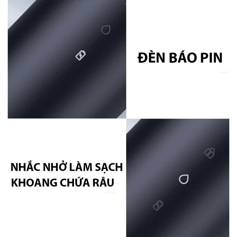 [CHÍNH HÃNG] Máy cạo râu Xiaomi Showsee F1, máy cạo râu cao cấp 3 lưỡi cạo sắc bén, an toàn
