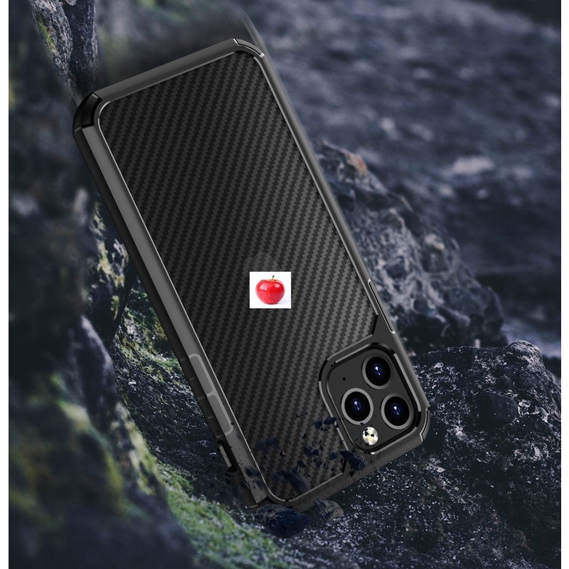 Ốp lưng iPhone 11Promax Họa Tiết Vân Carbon Chống bám vân tay cao cấp cực kì nhỏ gọn, ôm sát thân máy