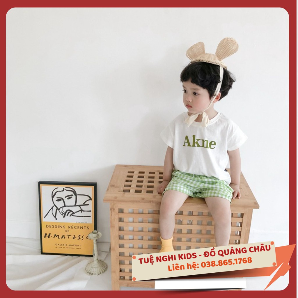 Sét đồ Caro Bé Trai 💝 Đồ Nhập Khẩu 💝 Quần áo trẻ em hàng Quảng Châu