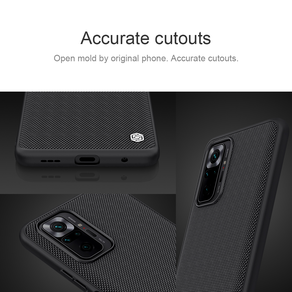 Ốp Điện Thoại Nillkin Sợi Nylon Tpu + Pc Chống Trượt Siêu Mỏng Nhẹ Cho Xiaomi Redmi Note 10 Pro / Note 10 Pro Max