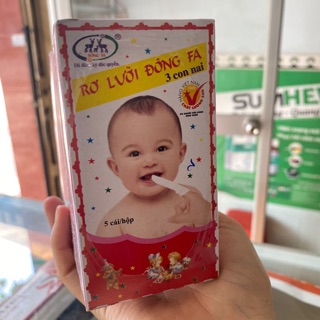 Gạc rơ lưỡi đông fa. lốc 10 hộp