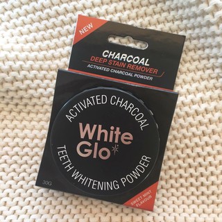 Bột than hoạt tính trắng răng vô cùng hiệu quả white glo activated charcoal teeth whitening powder