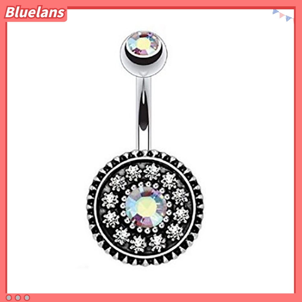 Bộ 2 Khuyên Rốn Đính Đá Opal Nhân Tạo Thời Trang