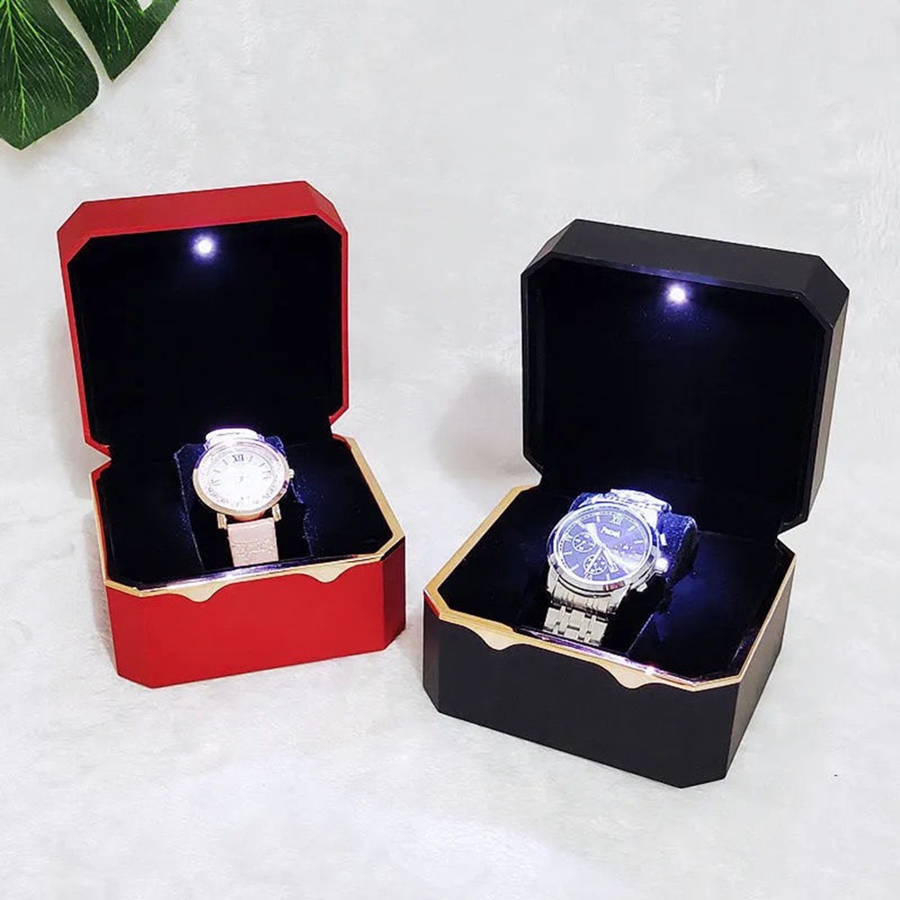 Hộp Đựng Đồng Hồ Có Đèn LED Dùng Làm Quà Tặng