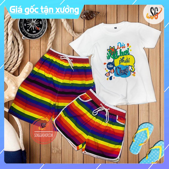 Đồ Cặp Đi Biển Cao Cấp - Đủ Size Cả Nhóm (DDB78) Áo thun giá sỉ