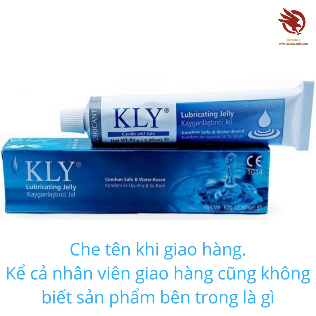 [ CHÍNH HÃNG ] - Gel bôi trơn gốc nước KLY, siêu an toàn, hiệu quả, nhập khẩu từ Thổ Nhĩ Kỳ -  tuýt (42/82 ) gram