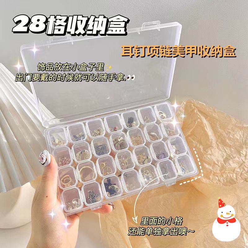 Tổng hợp khay đựng phụ kiện, đá, hoa, charm MaiAnhNails