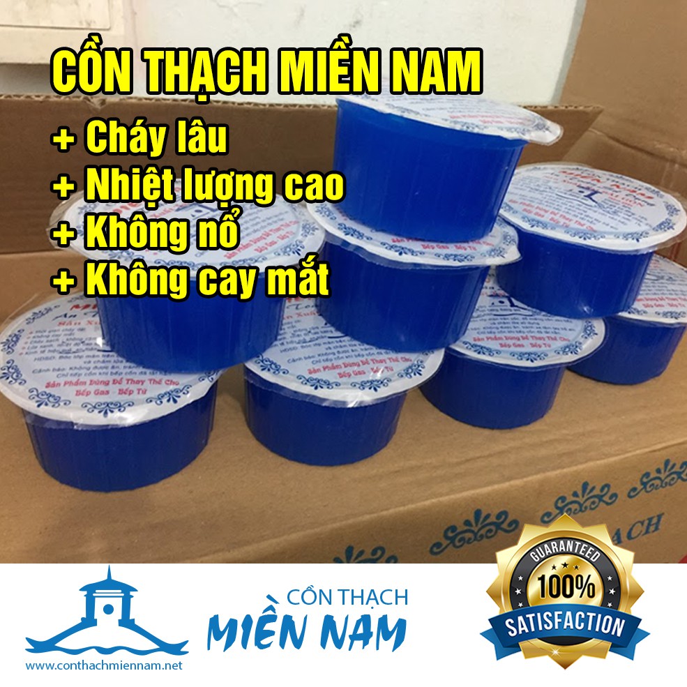 [Mã LIFEHL50K giảm 10% đơn 200K] Cồn Thạch Miền Nam. (Thùng 60 hộp120gr). Uy tín tại TP.HCM