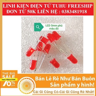 Led đục phi 3- màu đỏ( 30 con)
