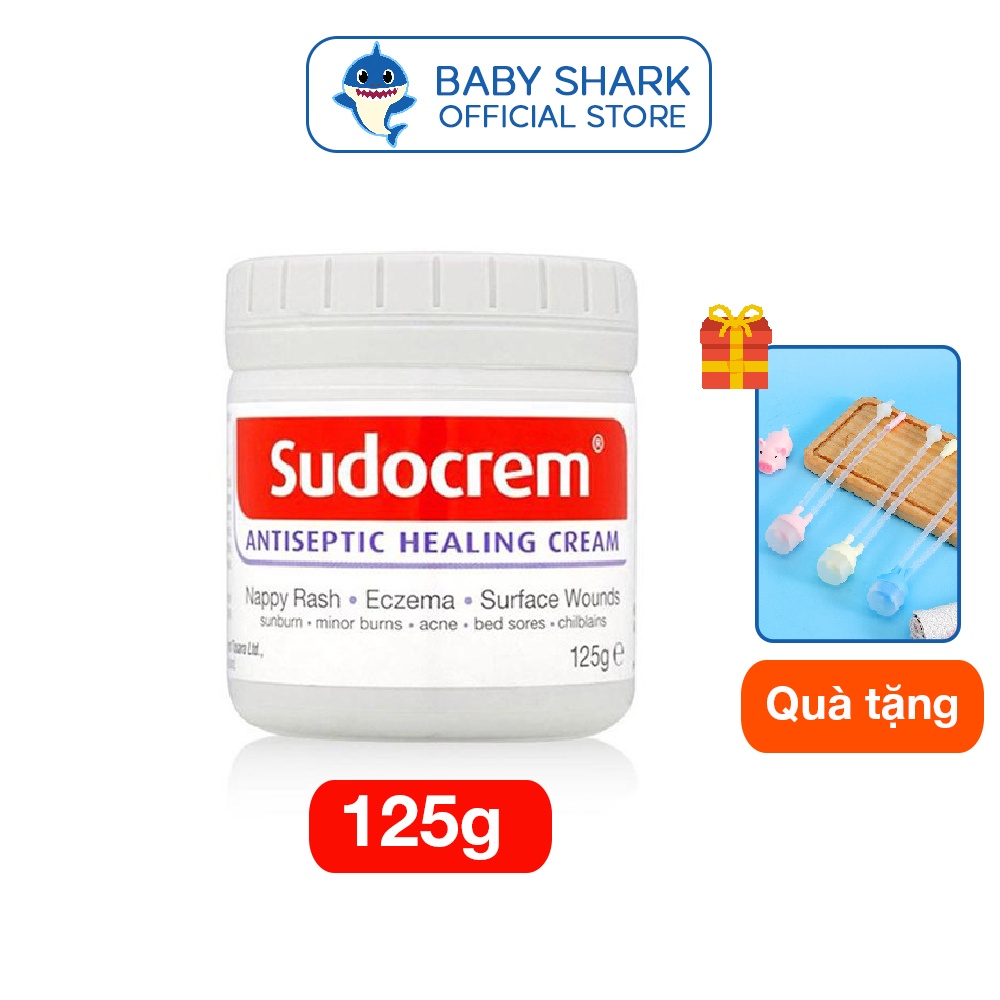 (TẶNG HÚT MŨI) 125g Kem Chống Hăm Sudocrem 125g Kem hăm Sudo kem chống hăm tã cho bé kem hăm cho trẻ sơ sinh
