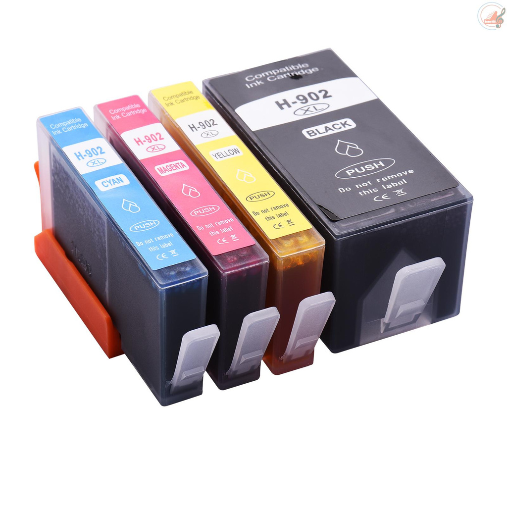 Aibecy Compatible Ink Cartridge Replacement for 902XL High Yield Compatible with HP OfficeJet 6950 HP OfficeJet Pro 6960 6962 6968 6970 6974 6975 6976 6978 All-in-One Printer 4-Pack (1 Black, 1 Cyan, 1 Magenta, 1 Yellow)