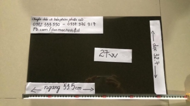 phim phân cực 21.5 in 22 in  24 in wide (chữ nhật)  để dán màn hình LCD, tivi,laptop, tặng dao,khăn lau,hướng dẫn dán