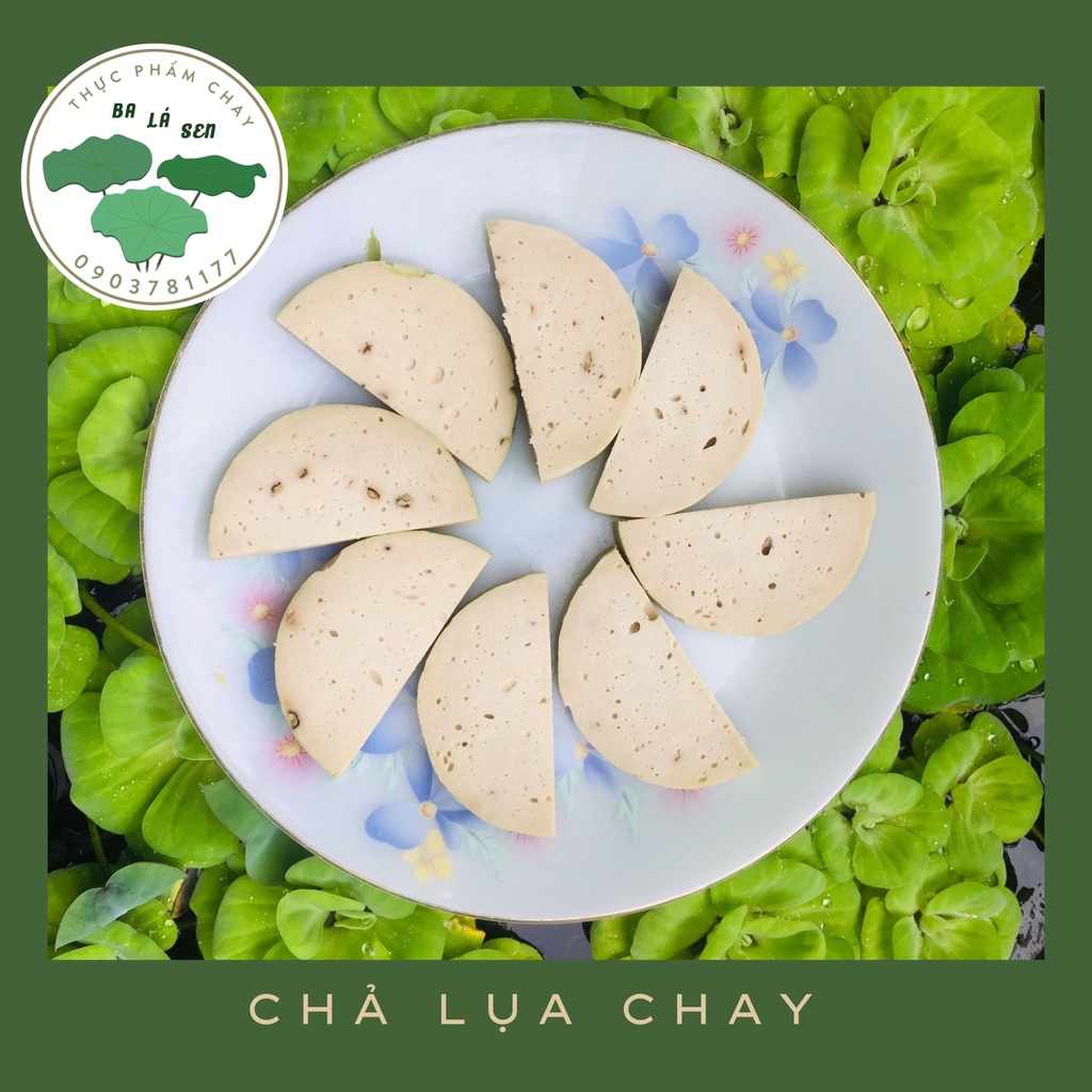 Chả lụa chay Ba Lá Sen cao cấp, bảo quản lâu đóng gói 500g