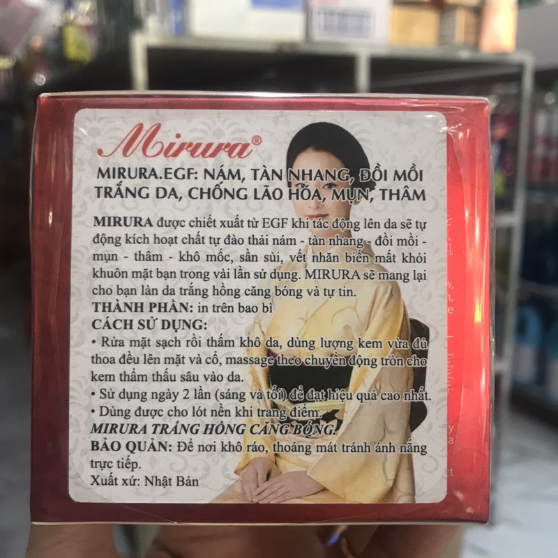 Kem MIRURA 30g(Nhật Bản)