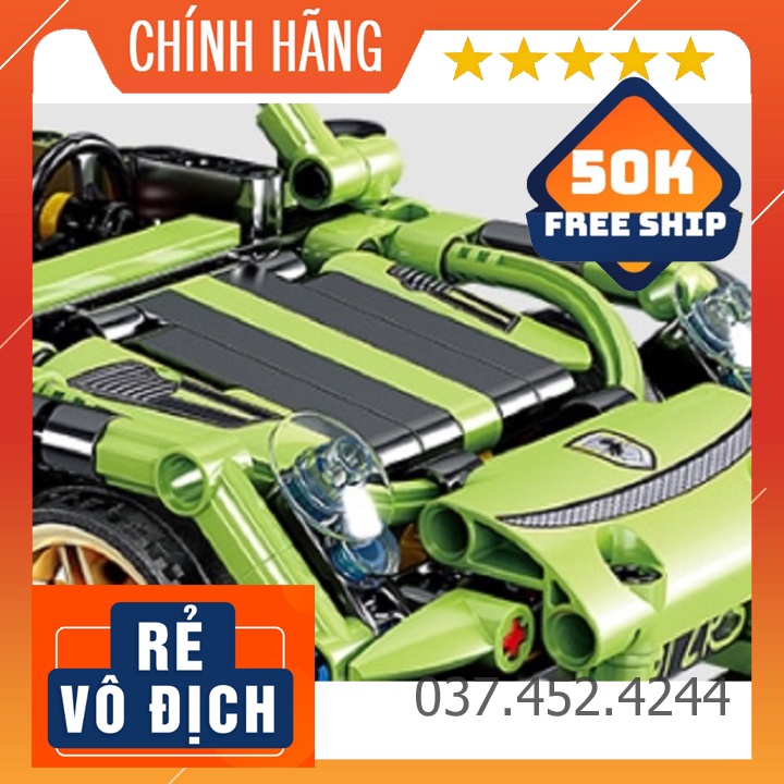 Đồ Chơi Lắp RápFreeshipLego Siêu Xe Đua Thể Thao Racing Kaizhi 1024