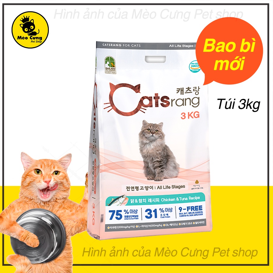 HẠT CATSRANG CHO MÈO MỌI LỨA TUỔI - Hàn Quốc