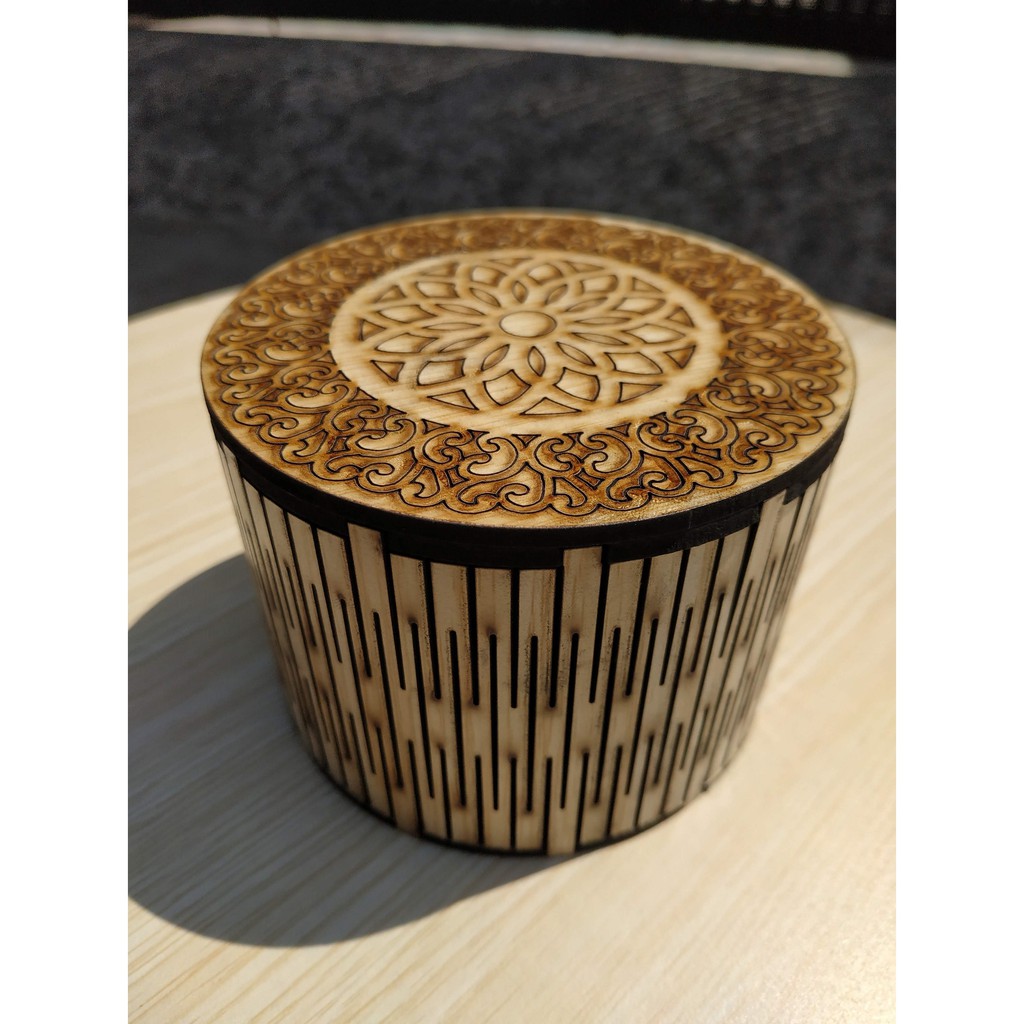 Hộp Quà Gỗ Hình Tròn | BigBuy360 - bigbuy360.vn