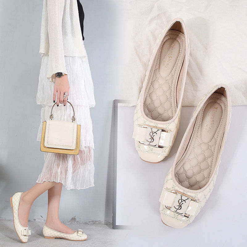 Giày Búp Bê Da Mềm Thời Trang Dành Cho Nữ