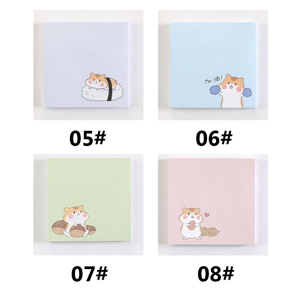 Giấy Dán Ghi Chú Hình Chuột Hamster Hoạt Hình Đáng Yêu Trang Trí Sổ Tay