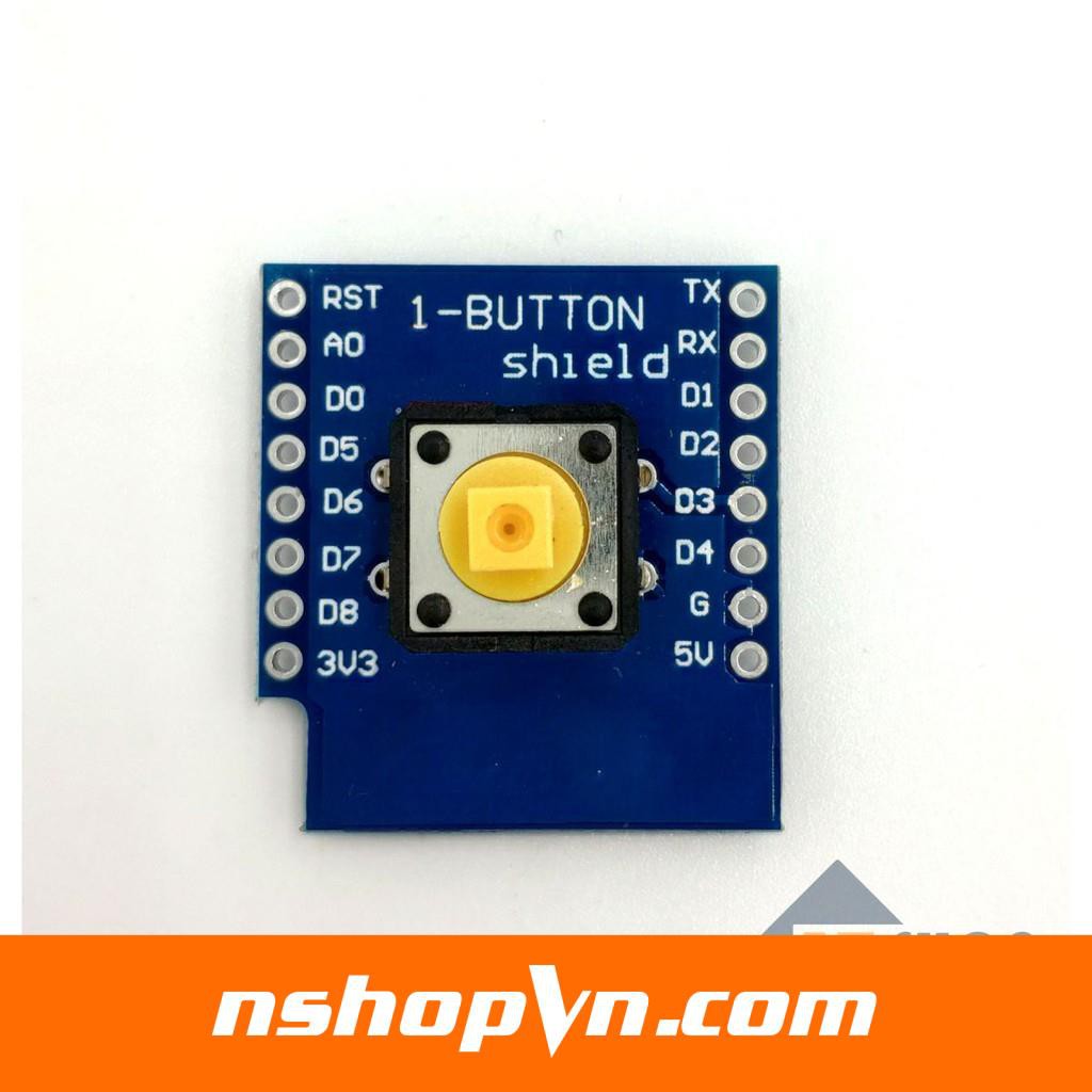 ESP8266 NodeMCU Lua D1 Mini 1 Button Shield