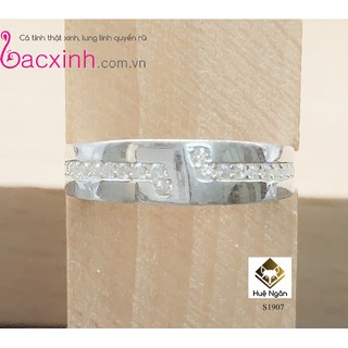 Nhẫn bạc ý 925 bạc xinh huệ ngân - s1907