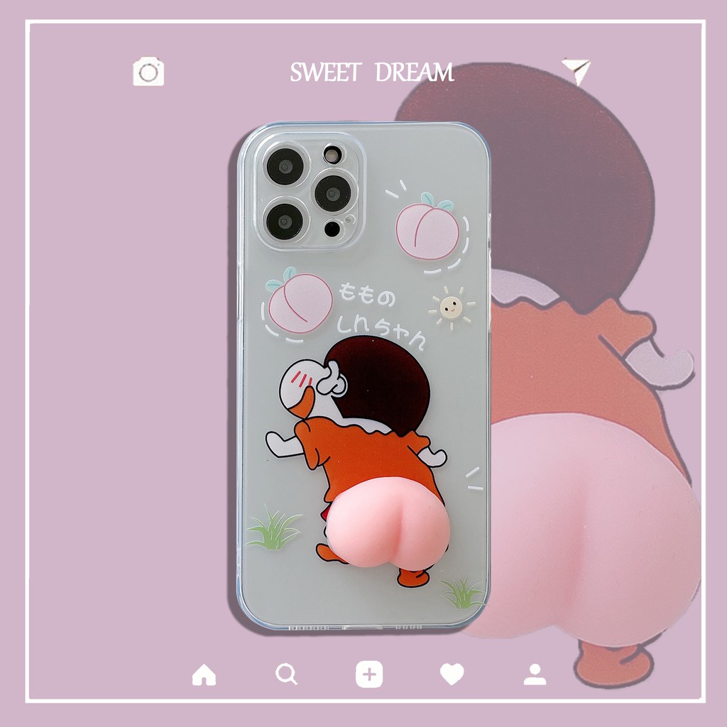 Ốp Lưng In Hình Cậu Bé Bút Chì Dễ Thương Cho Iphone11 Xr Xsmax 7p 8p 11pro Max 12prom Max | BigBuy360 - bigbuy360.vn