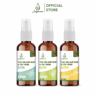 Bình xịt đuổi muỗi tinh dầu thiên nhiên hương sả chanh spa July House