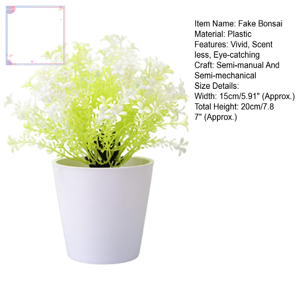 Chậu Cây Bonsai Giả Bằng Nhựa Dùng Trang Trí Nhà Cửa