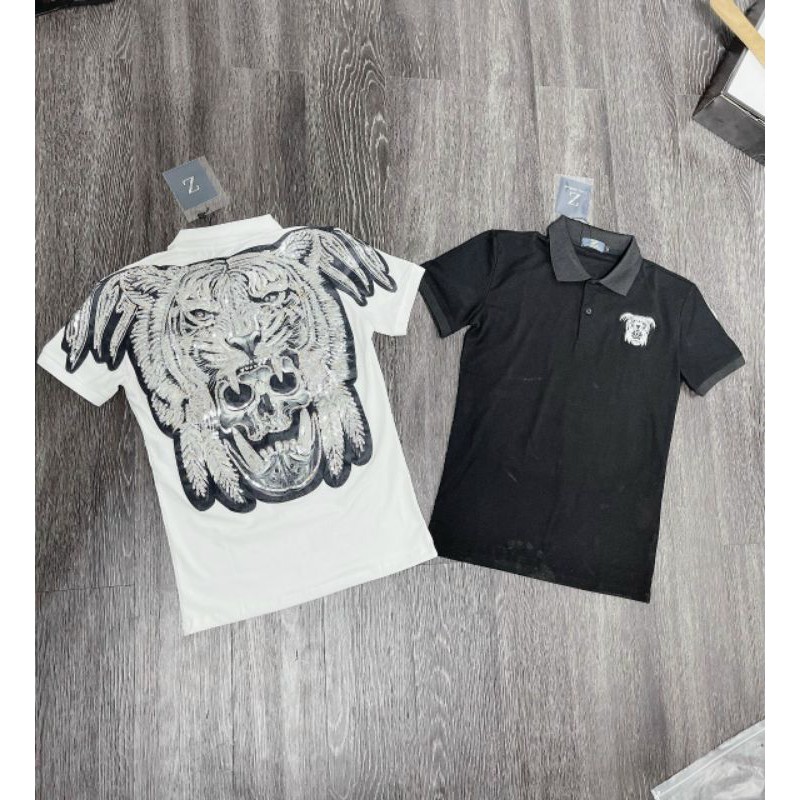 [ HOT NHẤT ] Áo thun polo na nữ combo sư tử, đại bàng, đầu lâu full đính đá kim sa cực chất | BigBuy360 - bigbuy360.vn