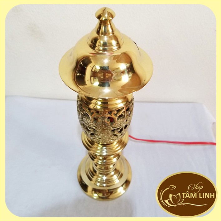 Cap Chân Đèn Điện Bằng Đồng Lộc Thành
