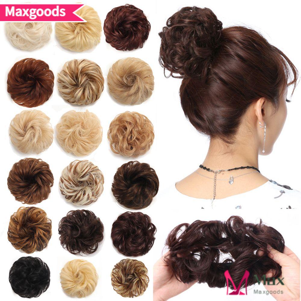 Búi Tóc Giả Xoăn Co Giãn Tự Nhiên Dành Cho Nữ