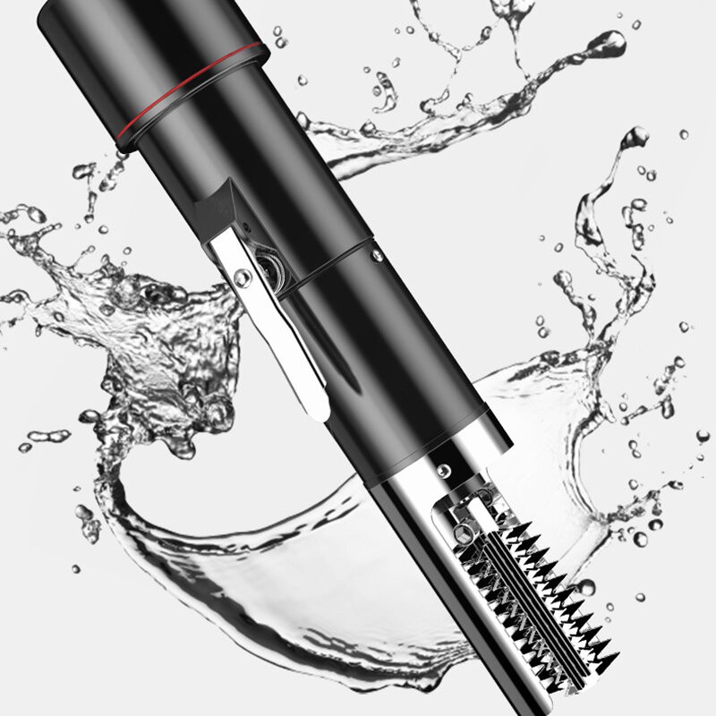 Máy Đánh Vảy Cá Cầm Tay Dùng PIN 2200mAh công suất lớn 125W ,chống nước,lưỡi inox không gỉ