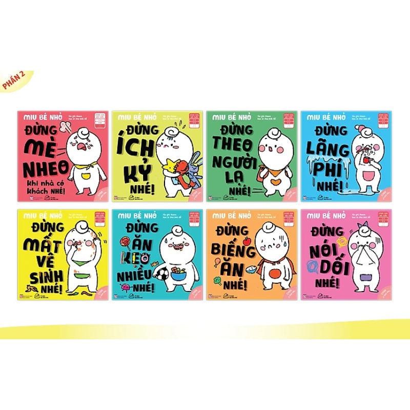 Sách ehon kỹ năng sống - Miu bé nhỏ - Đừng biếng ăn nhé  | sách bé 1-6 tuổi - đọc truyện cho bé