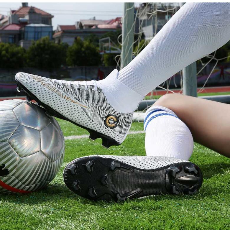 Siêu SALE [Big Sales] Giày bóng đá chuyên nghiệp FG CR7 Giày bóng đá trẻ em Size:34-45 ❕ .2020 [  HÀNG CHUẨN ]