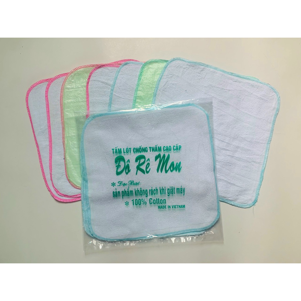 Set 10 lót chống thấm Doremon hàng loại 1 (32*32cm)