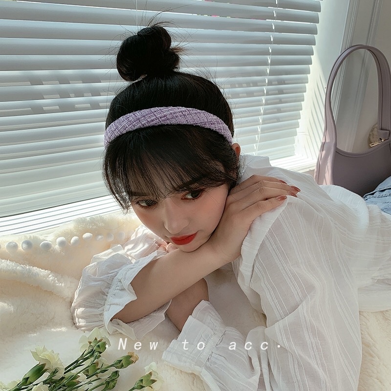 Băng Đô Cài Tóc Nhiều Màu Sắc Đơn Giản Phong Cách Hàn Quốc 2021 C369