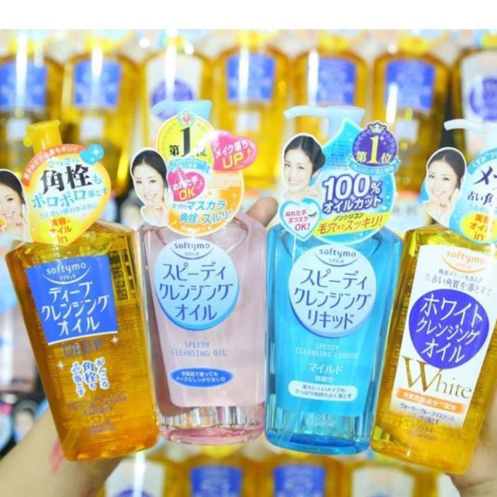 Dầu tẩy trang Kose Softymo Cleangsing Oil 230ml nội địa Nhật Maneki | BigBuy360 - bigbuy360.vn