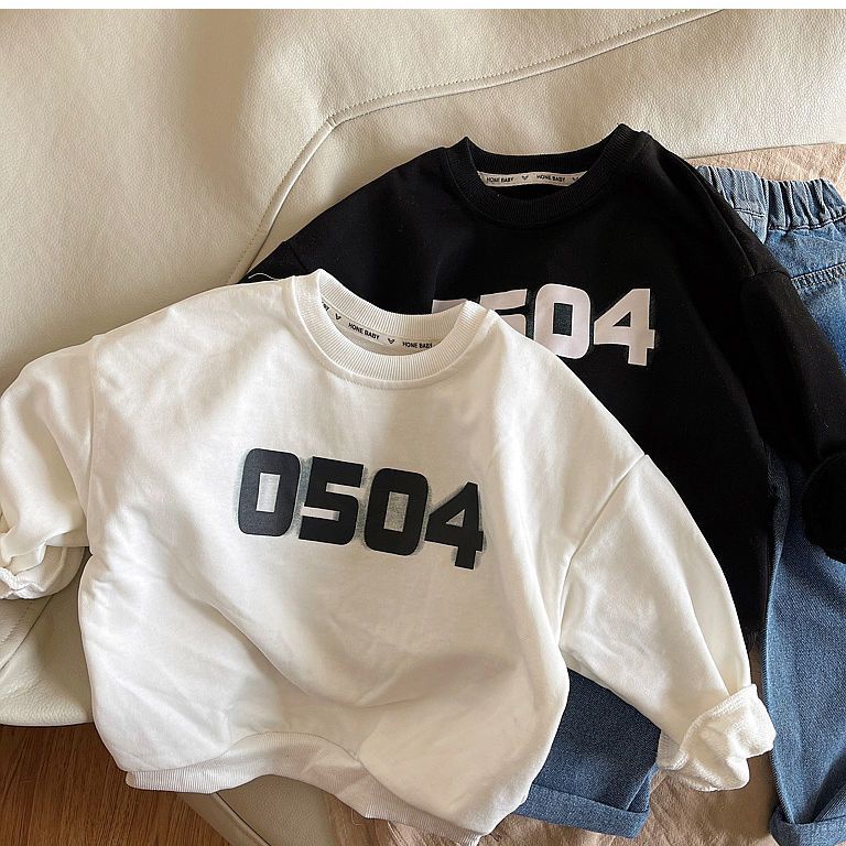 Áo Thun Cotton Cổ Tròn Tay Dài Phong Cách Ngoại Quốc Thời Trang Xuân Thu Mới Dành Cho Trẻ Em