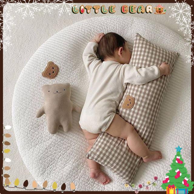 Gối ôm cho bé cotton cao cấp phong cách hàn quốc- Little Bear