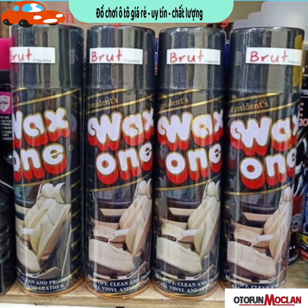 Chai đánh bóng ghế da ô tô - wax one - wax care - toyo