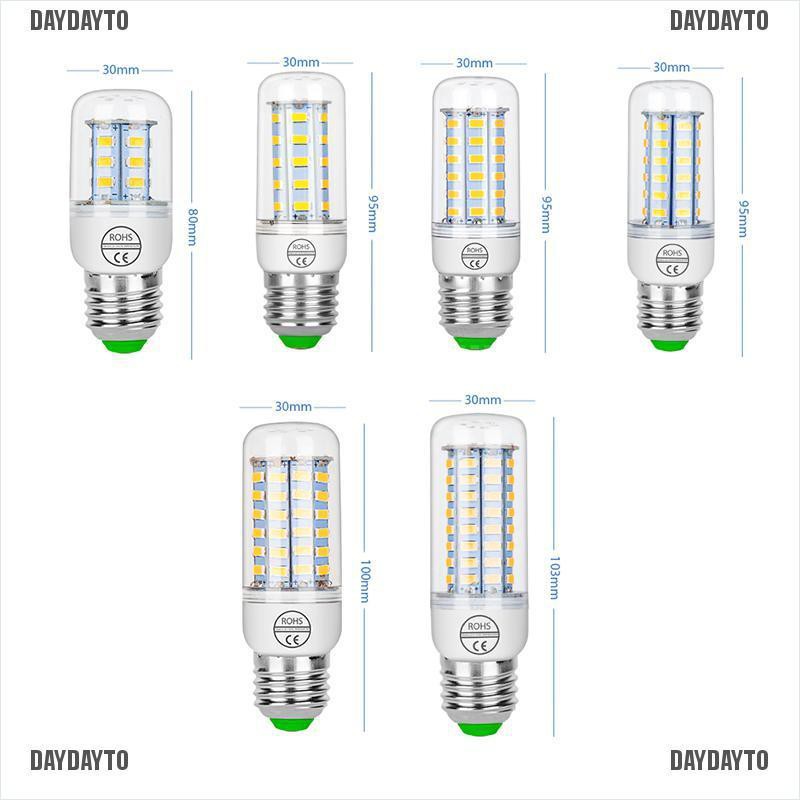 Bóng Đèn LED Bắp Ngô Ánh Sáng Trắng Ấm E27 E14 7W 9W 12W 15W 20W 25W 5730 SMD