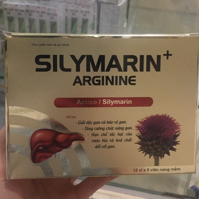 Viên uống Silymarin + Arginine hỗ trợ các bệnh về gan