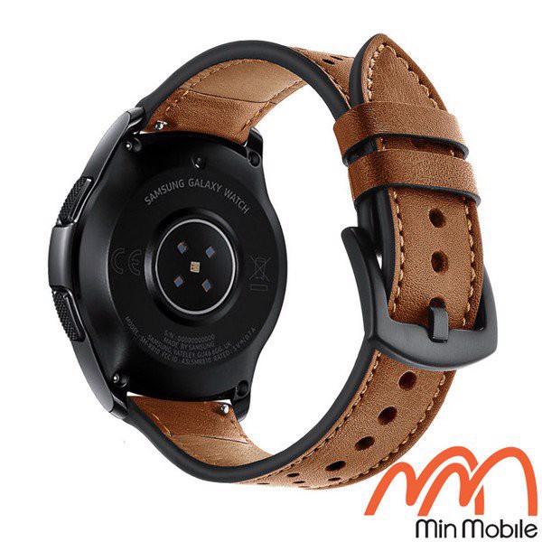 Dây da lỗ cao cấp Samsung Galaxy Watch 46mm và 42mm