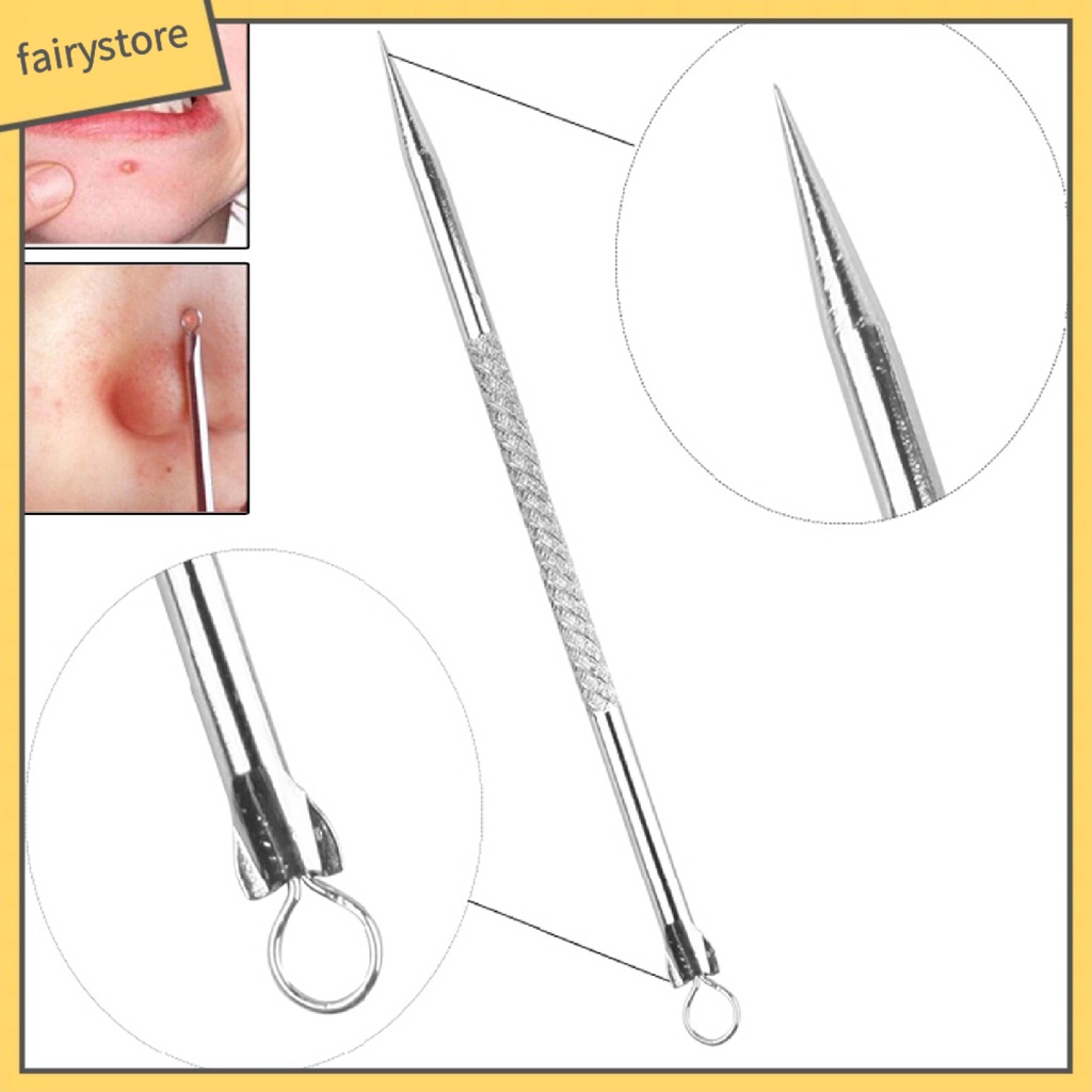 [Hàng mới về] Dụng cụ diệt mụn đầu đen chăm sóc da bằng inox