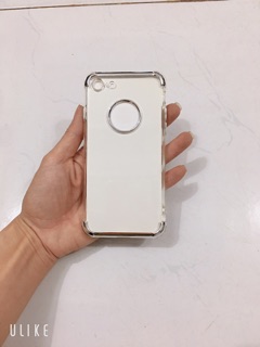 Ốp chống sốc iphone 7,7plus viền trắng