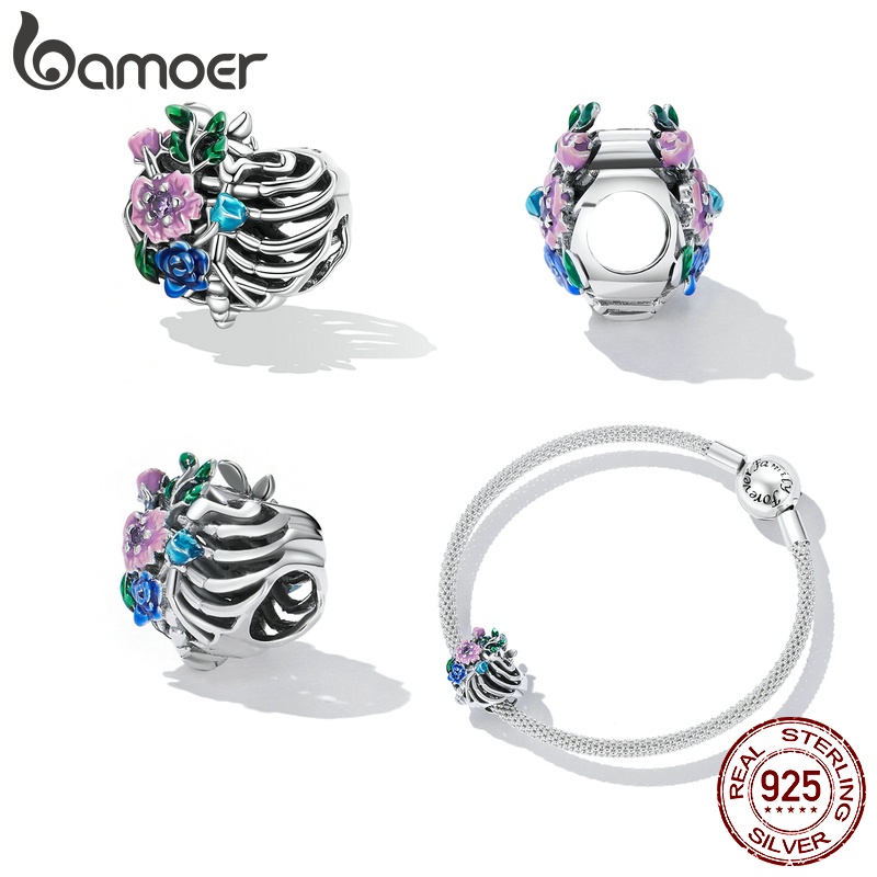 Mặt dây chuyền BAMOER bằng bạc 925 thời trang cho nữ