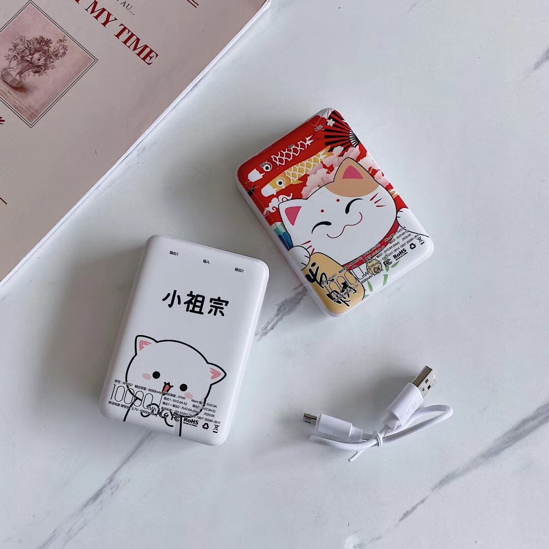 Bộ Sạc Dự Phòng 10000mah Hình Mèo Máy Doraemon Dễ Thương