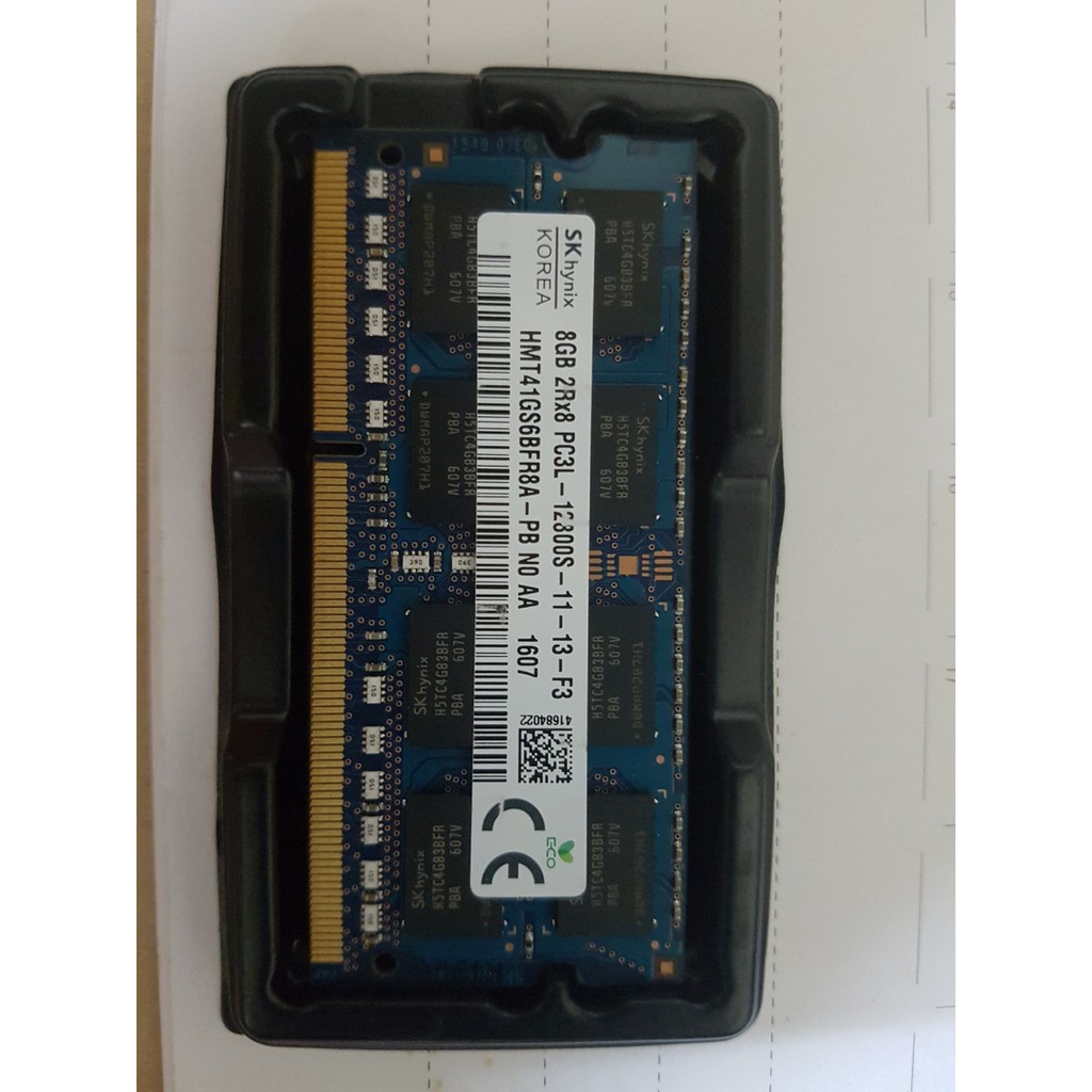 RAM LAPTOP DDR3L 8GB PC3L-12800s bus 1600MHz Bóc Máy Zin